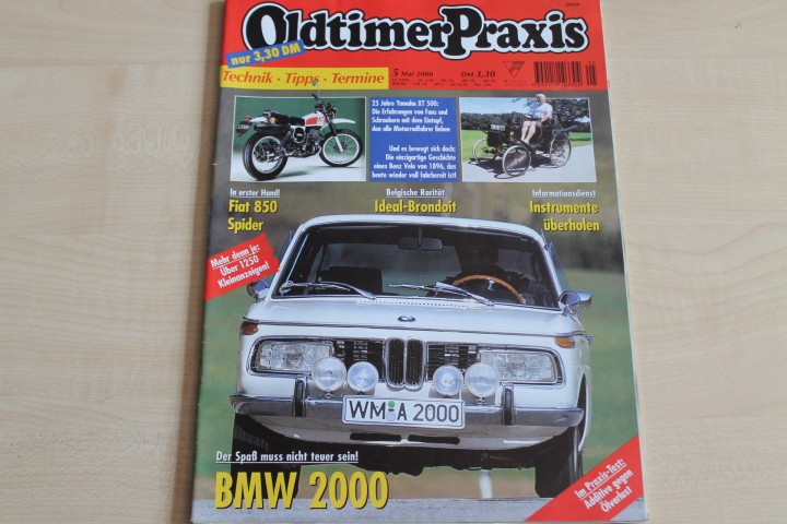 Deckblatt Oldtimer Praxis (05/2000)